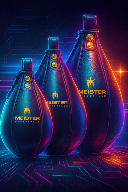 Speedkills Premium Leather Speed Bag - Lightweight Latex Bladder for Enhanced Training Performance